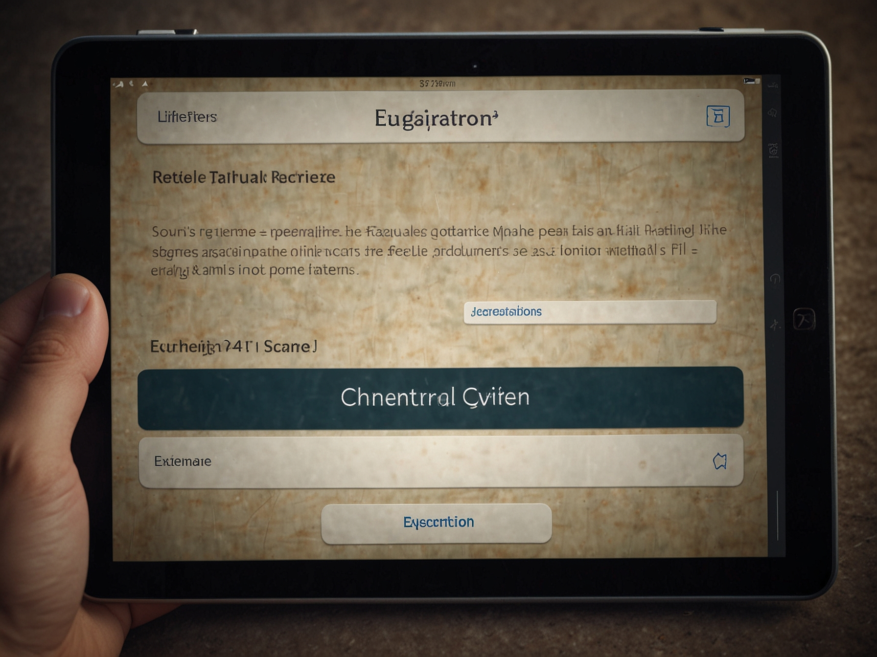 Form illustration with fields